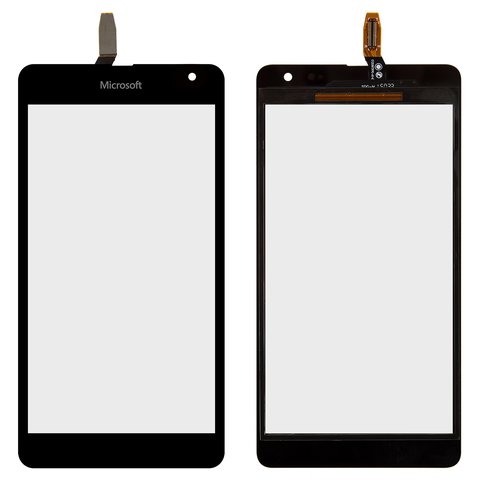 Сенсорний екран для Microsoft Nokia  535 Lumia Dual SIM, чорний, #CT2S1973FPC A1 E