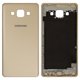 Задня панель корпуса для Samsung A500F Galaxy A5, A500FU Galaxy A5, A500H Galaxy A5, золотиста