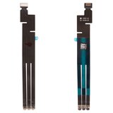 Шлейф для iPad Pro 9.7, сріблястий, з компонентами, smart connector