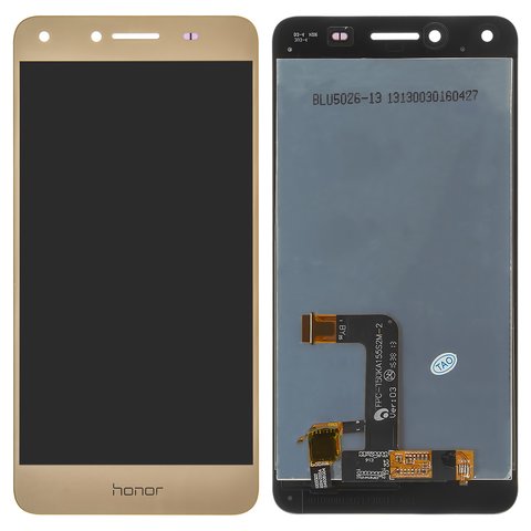 Дисплей для Huawei Y6 II Compact, золотистый, без рамки, Original PRC , LYO L21