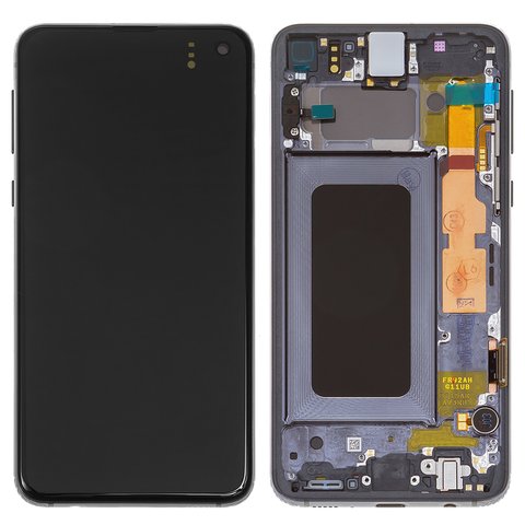 Дисплей для Samsung G970 Galaxy S10e, черный, с рамкой, Original PRC , original glass