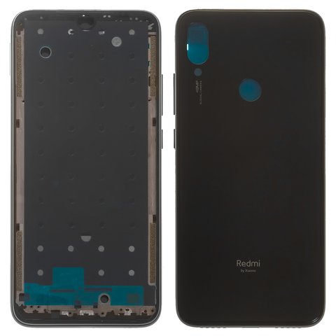 Корпус для Xiaomi Redmi Note 7, черный, M1901F7G, M1901F7H, M1901F7I