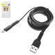 USB кабель Baseus Tough, USB тип-A, micro-USB тип-B, 100 см, 2 A, чорний, #CAMZY-B01