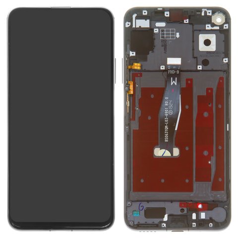Дисплей для Huawei Honor 20, Nova 5T, чорний, з рамкою, Original PRC , YAL L21