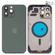 Корпус для iPhone 13 Pro Max, зелений, з тримачем SIM-карти, з боковими кнопками, alpine green