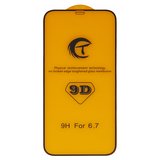 Захисне скло для Apple iPhone 12 Pro Max, сумісне з чохлом, Full Glue, (без упаковки), чорний