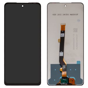 Дисплей для Tecno Spark 20 Pro KJ6 ; Infinix Hot 40 X6836 , Hot 40 Pro X6837 , черный, без рамки, High Copy, TXDI680QBQPX