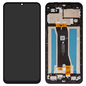 Дисплей для ZTE Blade A35, Blade A55, черный, с рамкой, Original PRC , JTD068037X0 FPCA_A, FPC T67PTS13V3F, LM5C4180F0 B1
