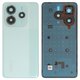 Задня панель корпуса для Xiaomi Redmi Note 14 5G, зелена, із склом камери, coral green