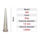Голка-дозатор 16G, 1,6 мм, пряма, під гвинт, для шприців, 10 шт.