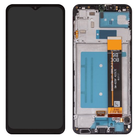 Дисплей для Samsung A235 Galaxy A23, A236B Galaxy A23 5G, M236B Galaxy M23, M336B Galaxy M33, чорний, з рамкою, Box 