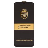 Защитное стекло ESD 6D для Xiaomi Poco C85, Redmi 15C 4G, Redmi 15C 5G, совместимо с чехлом, Full Glue, Anti-Static, (без упаковки), черный, global version