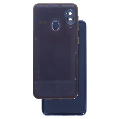 Housing Back Cover compatible with Samsung A202F DS Galaxy A20e, dark blue 