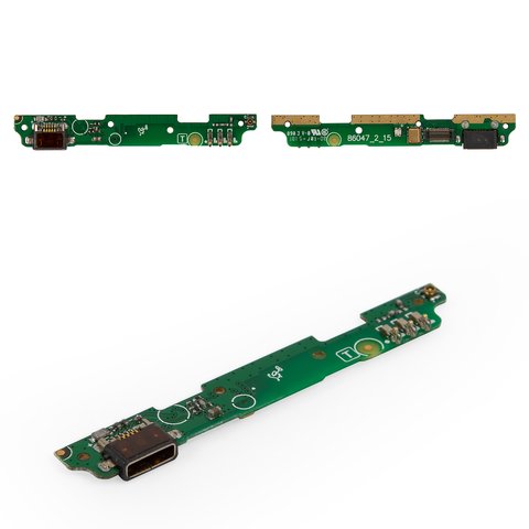 Flat Cable compatible with Xiaomi Redmi 2, microphone, charge connector, with components, charging board, 2014817, 2014818 
