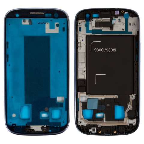 Marco de pantalla puede usarse con Samsung I9300i Galaxy S3 Duos, azul