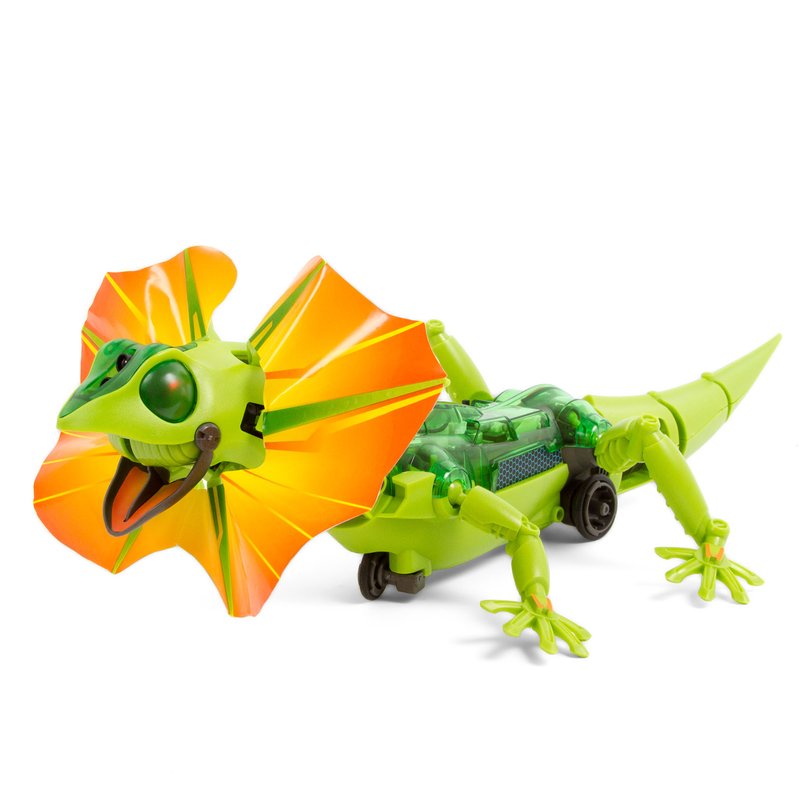 Lagarto Teledirigido Con Efecto Ventosa, Luces LED Rojas Y Giro 360°, Gecko Robot Que Trepa Paredes Y Techos Para Niños +3 Años