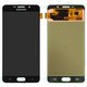 LCD compatible with Samsung A710 Galaxy A7 (2016), (black, without frame, Original (PRC), original glass)
