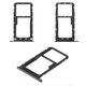 SIM Card Holder compatible with Xiaomi Mi 5X, Mi A1, (black, MDG2, MDI2, MDE2)