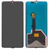 LCD compatible with Huawei P30 Pro, (black, without frame, Original (PRC))