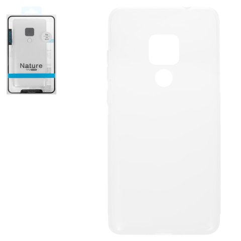 Чехол Nillkin Nature TPU Case для Huawei Mate 20, бесцветный, прозрачный, Ultra Slim, силикон, #6902048167063