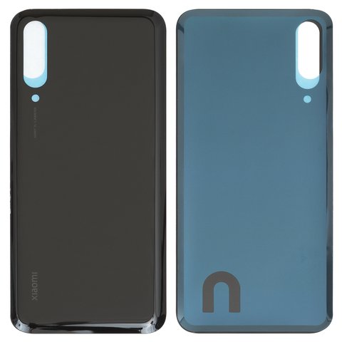 Housing Back Cover compatible with Xiaomi Mi A3, black, M1906F9SH, M1906F9SI 