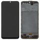 LCD compatible with Samsung M315 Galaxy M31, (black, with frame, Original (PRC))