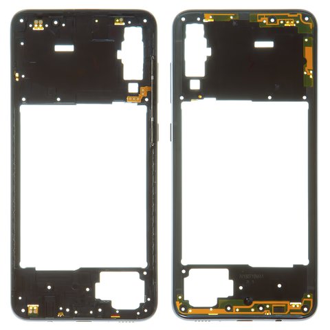 Parte media de carcasa puede usarse con Samsung A705 Galaxy A70, negra