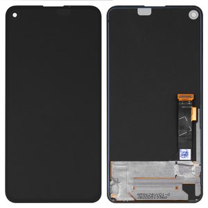 Pantalla LCD puede usarse con Google Pixel 4a 5G, negro, sin marco, original vidrio reemplazado 