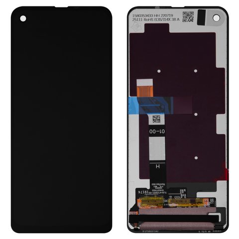 Pantalla LCD puede usarse con Motorola XT2013 One Action, negro, sin marco, High Copy