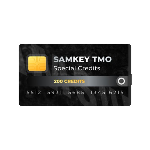 Créditos especiales Samkey TMO 200 créditos 