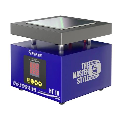 Plataforma de precalentamiento Mechanic HT 10, para reparar placas base, 10*10cm, 20 320°С, 260W