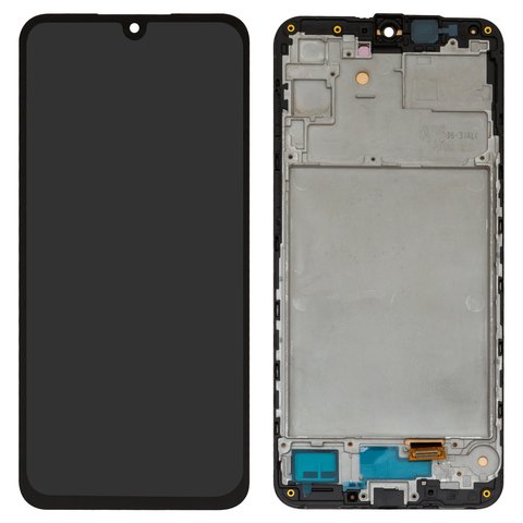 Pantalla LCD puede usarse con Samsung A166 Galaxy A16 5G, negro, con marco, High Copy, OLED 