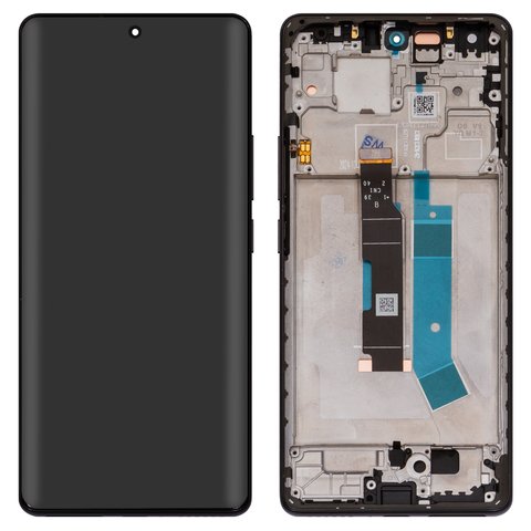 Дисплей для Xiaomi Redmi Note 14 Pro 4G, черный, с рамкой, Original PRC , 24116RACCG