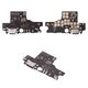 Flat Cable compatible with ZTE Blade A51 (2021), (charge connector, with microphone, with components, High Copy, charging board)