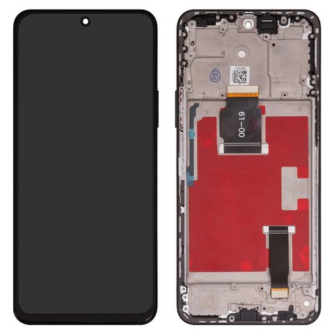 Pantalla LCD puede usarse con Huawei Honor 90 Lite, Honor X8a, negro, con marco, High Copy, CRT LX1, CRT LX2, CRT LX3, CRT NX1