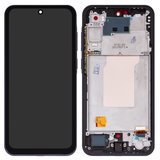 Pantalla LCD puede usarse con Samsung A356 Galaxy A35 5G, azul, con marco, Copy, (TFT)