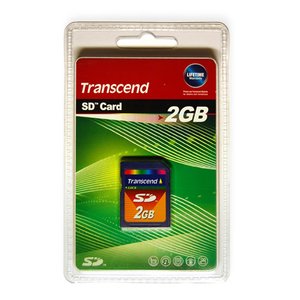 Transcend SD card 2 GB