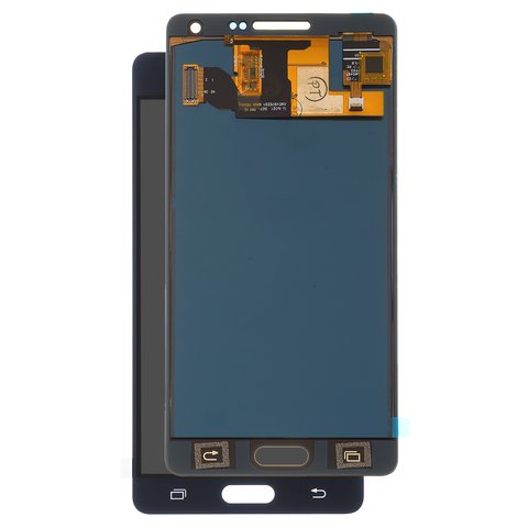 LCD compatible with Samsung A500 Galaxy A5, black, without adjustment of light, without frame, Copy, TFT  