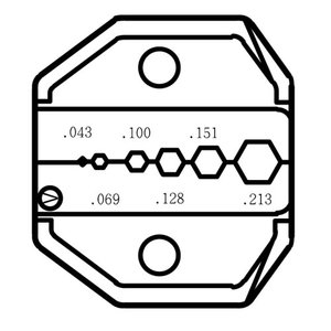 Crimper Die Pro'sKit CP 336DV