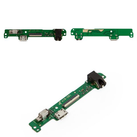 Flat Cable compatible with Huawei MediaPad 10 Link 3G S10 201u , charge connector, green, with components, charging board 