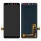 LCD compatible with Samsung A530 Galaxy A8 (2018), (black, without frame, Original (PRC), original glass)