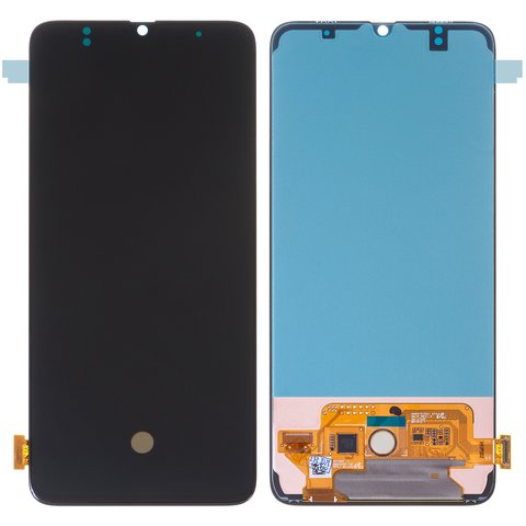 LCD compatible with Samsung A705 Galaxy A70, black, without frame, Original PRC , original glass 