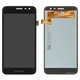 LCD compatible with Samsung J260 Galaxy J2 Core, (black, without frame, original (change glass) )