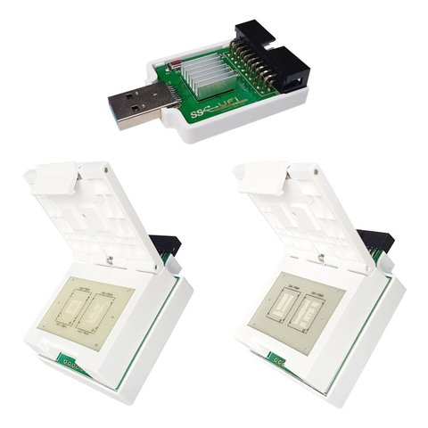 BGA221 BGA254 eMMC eMCP Socket + 2 in 1 BGA153 169 | BGA162 186 eMMC eMCP Socket + USB3.0 SuperSpeed uSD eMMC Reader for EMMC Dongle UFI Box