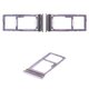 SIM Card Holder compatible with Samsung A525 Galaxy A52, A526 Galaxy A52 5G, A725 Galaxy A72, A726 Galaxy A72 5G, (purple)