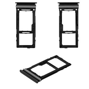 SIM Card Holder compatible with Samsung A528 Galaxy A52s 5G, black 