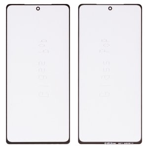 Housing Glass G+OCA PRO compatible with Samsung N980F Galaxy Note 20, N981 Galaxy Note 20 5G, with OCA film, black 