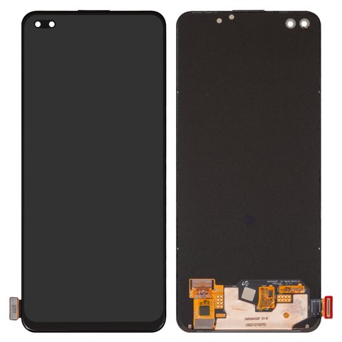 LCD compatible with Oppo A93 4G, Reno4 5G, Reno4 Lite, black, without frame, original change glass , CPH2121, CPH2123, PDPM00, PDPT00, CPH2091, CPH2125