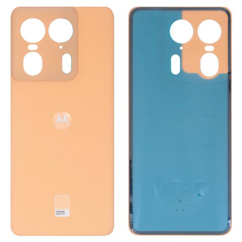 Housing Back Cover compatible with Motorola Edge 50 Ultra, peach, peach fuzz 