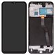 LCD compatible with Samsung A105 Galaxy A10, (black, with frame, High Copy)